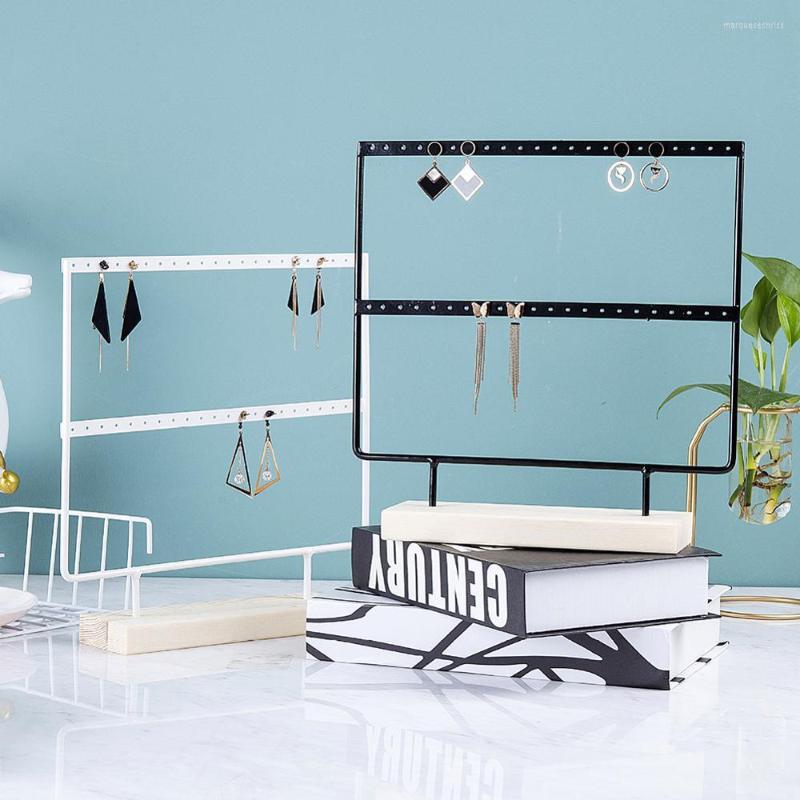 Jewelry Pouches Fashion 24/44/66 Creative Wooden Holes Black/White Earrings Ear Studs Display Stand Organizer 2 Layers Rack
Jewelry Pouches Fashion 24/44/66 Creative Wooden Holes Black/White Earrings Ear Studs Display Stand Organizer 2 Layers Rack