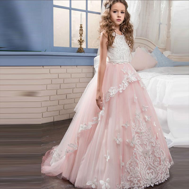 Girl Dresses Flower Princess Pink Applique Butterfly Tulle For Wedding Pageant First Holy Communion Kids Party Gowns, Purple
Girl Dresses Flower Princess Pink Applique Butterfly Tulle For Wedding Pageant First Holy Communion Kids Party Gowns, Purple