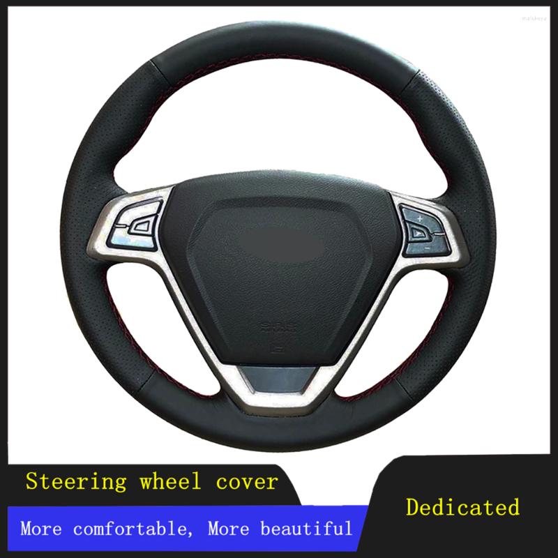 Steering Wheel Covers DIY Car Accessories Cover Black Hand-stitched Non-slip And Breathable Genuine Leather For Chery Tiggo 3 2011-2014
Steering Wheel Covers DIY Car Accessories Cover Black Hand-stitched Non-slip And Breathable Genuine Leather For Chery Tiggo 3 2011-2014
