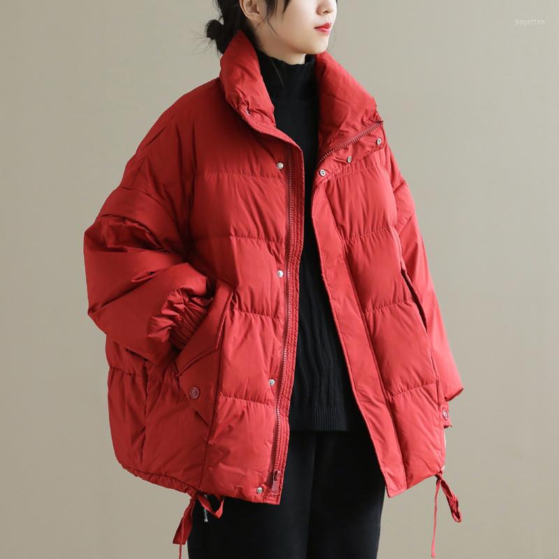 Women' Down Red Loose Coats Women Winter Warm Short Design Jacket 2022 Stand Collor Fashion Duck Coat Parkas, Black
Women' Down Red Loose Coats Women Winter Warm Short Design Jacket 2022 Stand Collor Fashion Duck Coat Parkas, Black