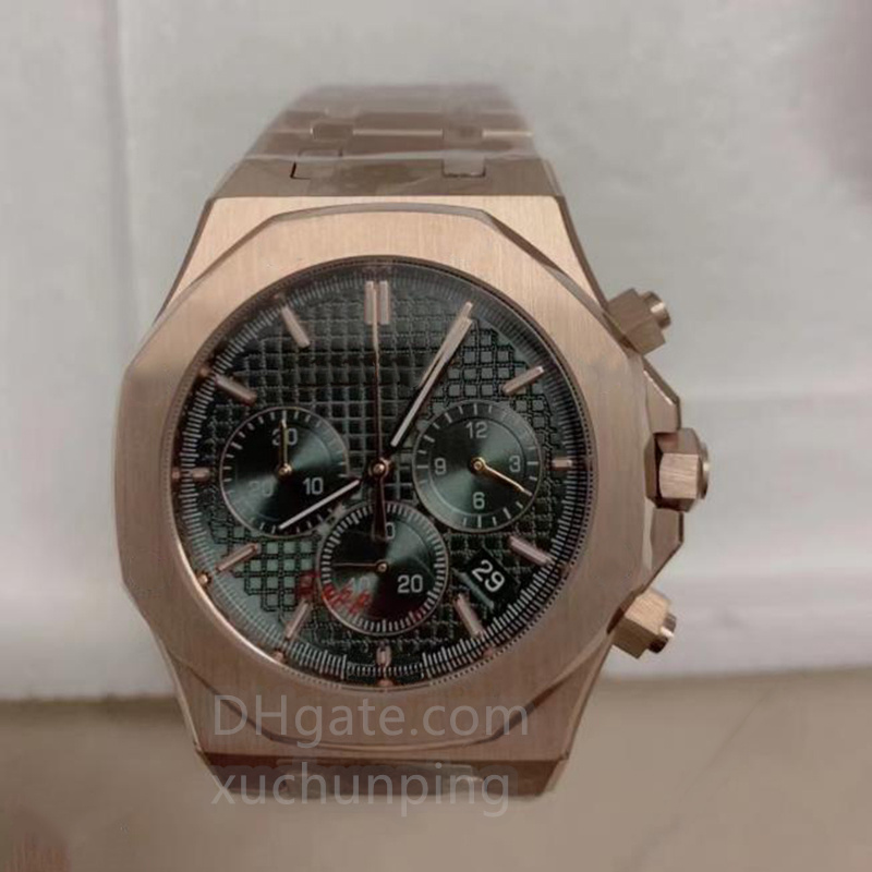 42MM sapphire watch multi-function dial manual scanning quartz movement timing stainless steel fashion men's watch, Tool
42MM sapphire watch multi-function dial manual scanning quartz movement timing stainless steel fashion men's watch, Tool