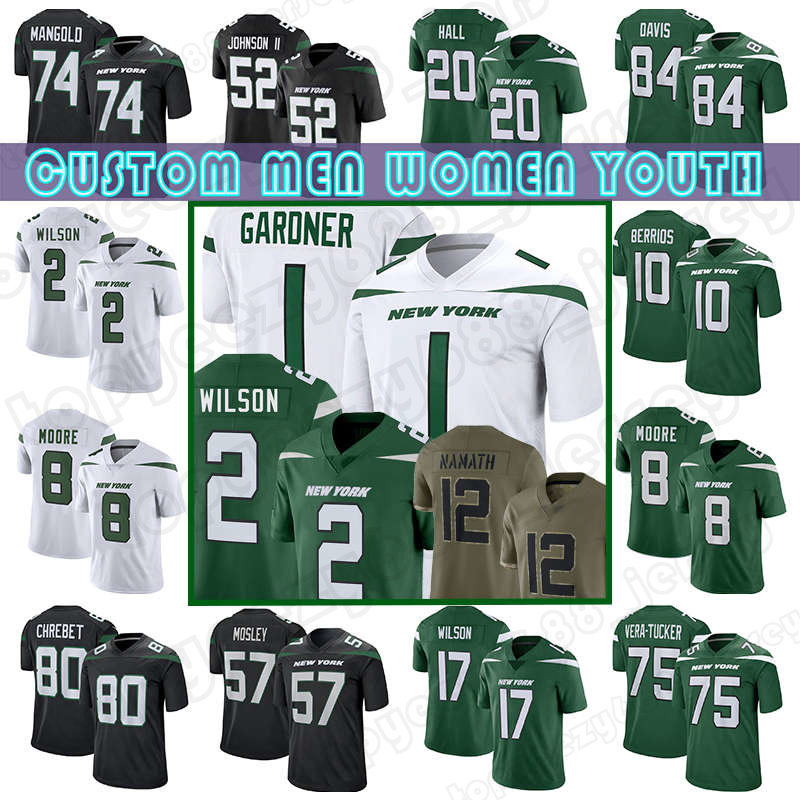 2 Zach Wilson Sauce Gardner Football Jersey Elijah Moore Garrett Wilson Breece Hall Jetes Jermaine Johnson II New Yorks Braxton Berrios Mekhi Becton Vera-Tucker, Custom men (p q j)
2 Zach Wilson Sauce Gardner Football Jersey Elijah Moore Garrett Wilson Breece Hall Jetes Jermaine Johnson II New Yorks Braxton Berrios Mekhi Becton Vera-Tucker, Custom men (p q j)