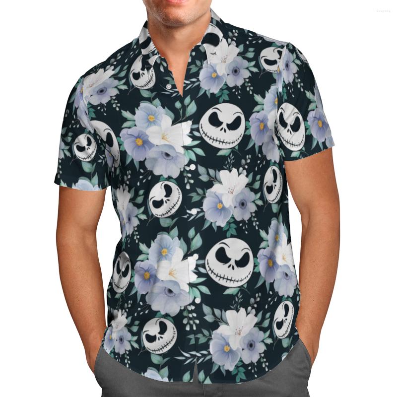 Men's Casual Shirts White Skull Flowers 3D Print Summer Breathable Hawaii Beach Short Sleeve Shirt Cool Social 5XL Oversized Street, Hawaiian shirt 09
Men's Casual Shirts White Skull Flowers 3D Print Summer Breathable Hawaii Beach Short Sleeve Shirt Cool Social 5XL Oversized Street, Hawaiian shirt 09