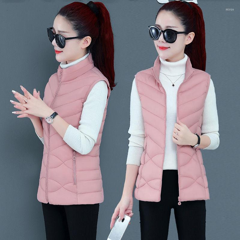 Women's Vests 2022 Autumn Winter Women Fashion Solid Cotton Padded Waistcoat Lady Vintage Sleeveless Vest Female Zipper Stand Collar M212, Pink
Women's Vests 2022 Autumn Winter Women Fashion Solid Cotton Padded Waistcoat Lady Vintage Sleeveless Vest Female Zipper Stand Collar M212, Pink