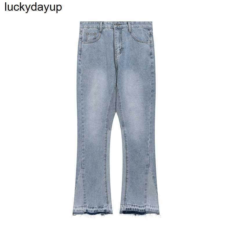 new Women' designer Jeans style Galery dept straight tube loose fashion brand blue jeans for men women, Light blue
new Women' designer Jeans style Galery dept straight tube loose fashion brand blue jeans for men women, Light blue