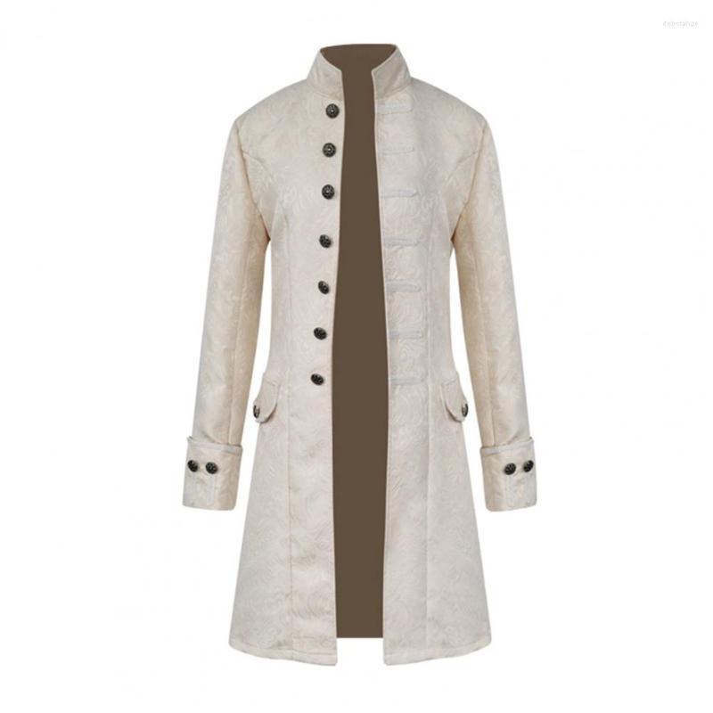 Men's Suits Trench Coat Stand Collar Single Breasted Men Overcoat Pure Color Outwear Jacquard Slim-fitting Jacket, Black
Men's Suits Trench Coat Stand Collar Single Breasted Men Overcoat Pure Color Outwear Jacquard Slim-fitting Jacket, Black