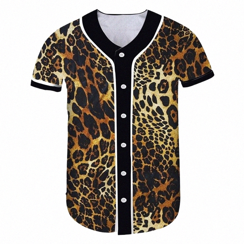 men's T-Shirts Leopard Print Sexy Summer Short-sleeved Baseball Uniform Men's Plus Size 3D Digital Printing Sports Clothing Button CoatM P294#
men's T-Shirts Leopard Print Sexy Summer Short-sleeved Baseball Uniform Men's Plus Size 3D Digital Printing Sports Clothing Button CoatM P294#