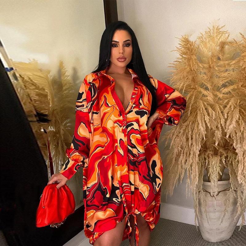 Casual Dresses 2022 Lady Street Autumn Folk Print Long Sleeve Fashion Leisure Loose Splicing Rope Dress, Red
Casual Dresses 2022 Lady Street Autumn Folk Print Long Sleeve Fashion Leisure Loose Splicing Rope Dress, Red