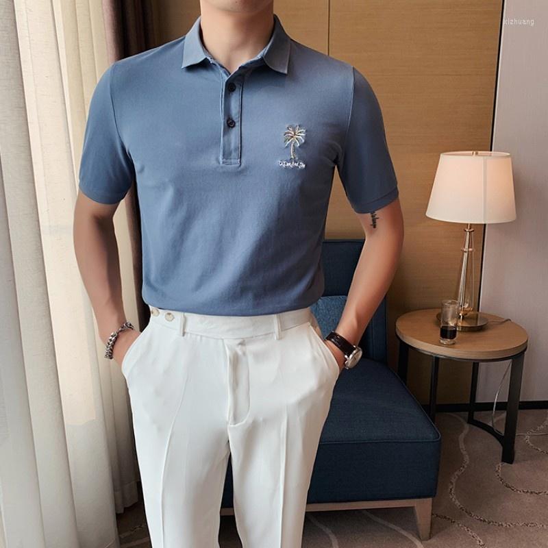 Men's T Shirts Short Mens Sleeve Tees Tops Summer Fashion Solid Color Embroidery Smart Casual Shirt Male Lapel Slim Fit Pullover, Black
Men's T Shirts Short Mens Sleeve Tees Tops Summer Fashion Solid Color Embroidery Smart Casual Shirt Male Lapel Slim Fit Pullover, Black