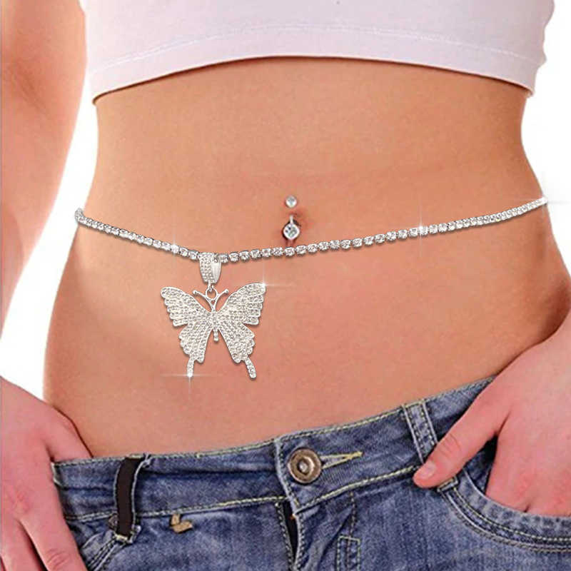 Belly Chains Summer Beach Full of Diamond Big Butterfly Waist Chain Bohemia Rhinestone Sexy Body 221005
Belly Chains Summer Beach Full of Diamond Big Butterfly Waist Chain Bohemia Rhinestone Sexy Body 221005