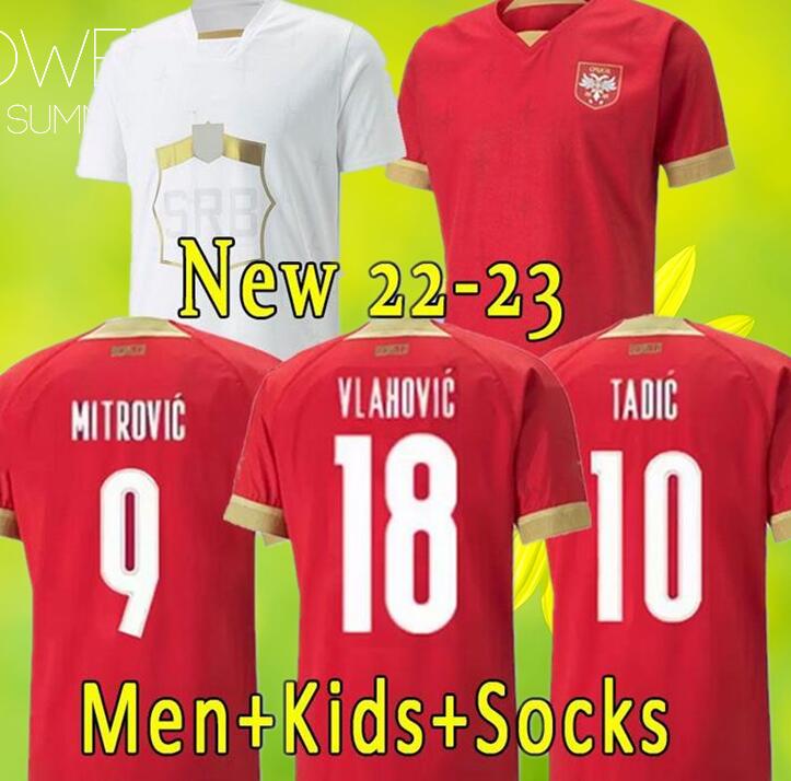 SERBIA Soccer Jersey Vlahovic MILIVOJEVIC 2022 2023 MITROVIC Kostic 22 23 TADIC KOLAROV SERGEL JOVIC Men national team Football Shirt uniforms, Away
SERBIA Soccer Jersey Vlahovic MILIVOJEVIC 2022 2023 MITROVIC Kostic 22 23 TADIC KOLAROV SERGEL JOVIC Men national team Football Shirt uniforms, Away