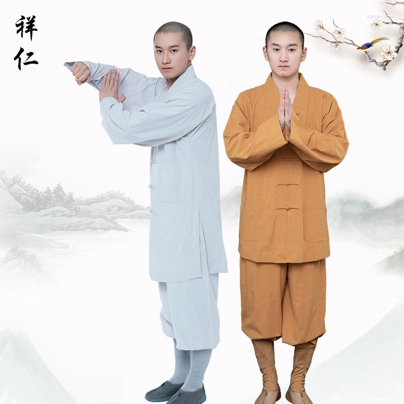 Ethnic Clothing Xiangrenchun Summer Cotton Linen Short Coat Monk Suit For Monks And Nuns Luohan Martial
Ethnic Clothing Xiangrenchun Summer Cotton Linen Short Coat Monk Suit For Monks And Nuns Luohan Martial