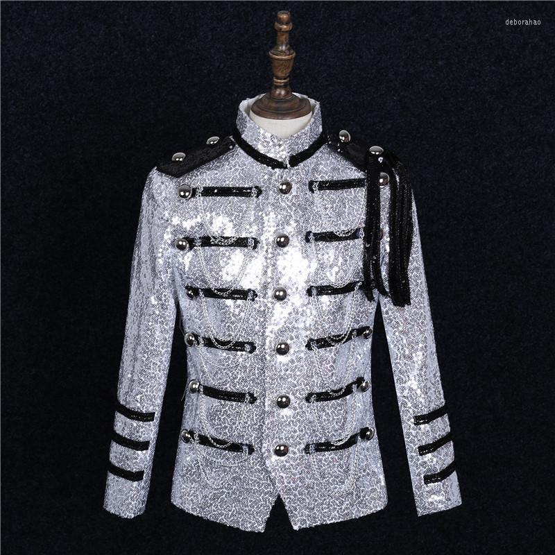 Men's Suits Sequin Embellished Blazer Jacket Men Stage Party Mens Suit Cosplay Dress Tuxedo Singer Show DJ Costume Homme, Black
Men's Suits Sequin Embellished Blazer Jacket Men Stage Party Mens Suit Cosplay Dress Tuxedo Singer Show DJ Costume Homme, Black
