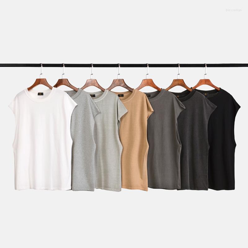 Men's T Shirts Vintage Vest Sleeveless Oversized T-shirt Streetwear Pure Color Tees Crop Top Y2k Clothing Woman Clothes Couples Shirt, Dark grey
Men's T Shirts Vintage Vest Sleeveless Oversized T-shirt Streetwear Pure Color Tees Crop Top Y2k Clothing Woman Clothes Couples Shirt, Dark grey