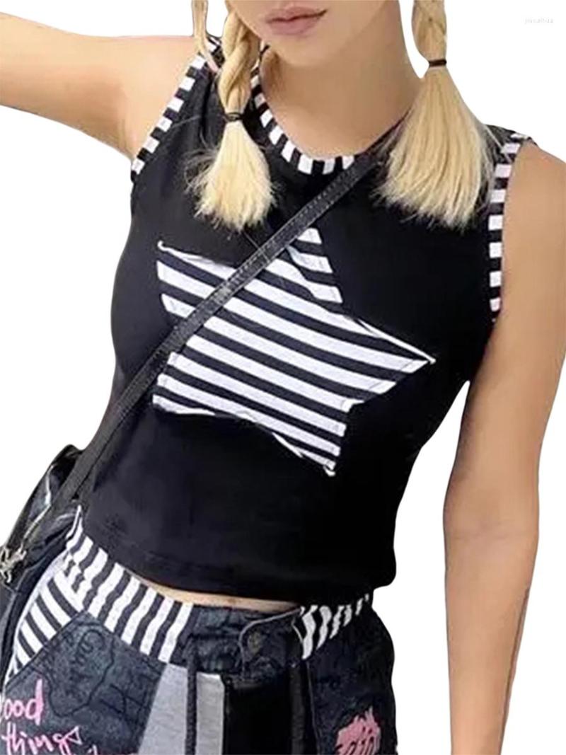 Women' Tanks Women Gothic Short Tank Sleeveless Crew Neck Star Print Slim Fit Crop Tops Fashion Streetwear, Black
Women' Tanks Women Gothic Short Tank Sleeveless Crew Neck Star Print Slim Fit Crop Tops Fashion Streetwear, Black