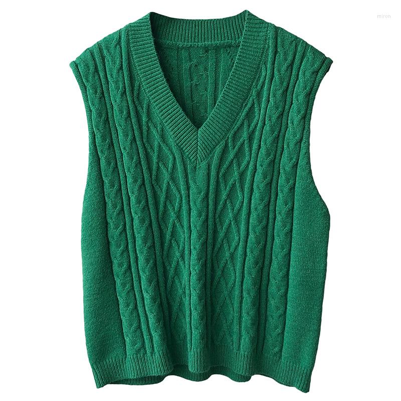 Women's Vests 2022 Spring Women Sweater Vest Vintange V-Neck Knitted Female Loose Casual Waistcoats Sleeveless Knit Pullovers, Beige
Women's Vests 2022 Spring Women Sweater Vest Vintange V-Neck Knitted Female Loose Casual Waistcoats Sleeveless Knit Pullovers, Beige