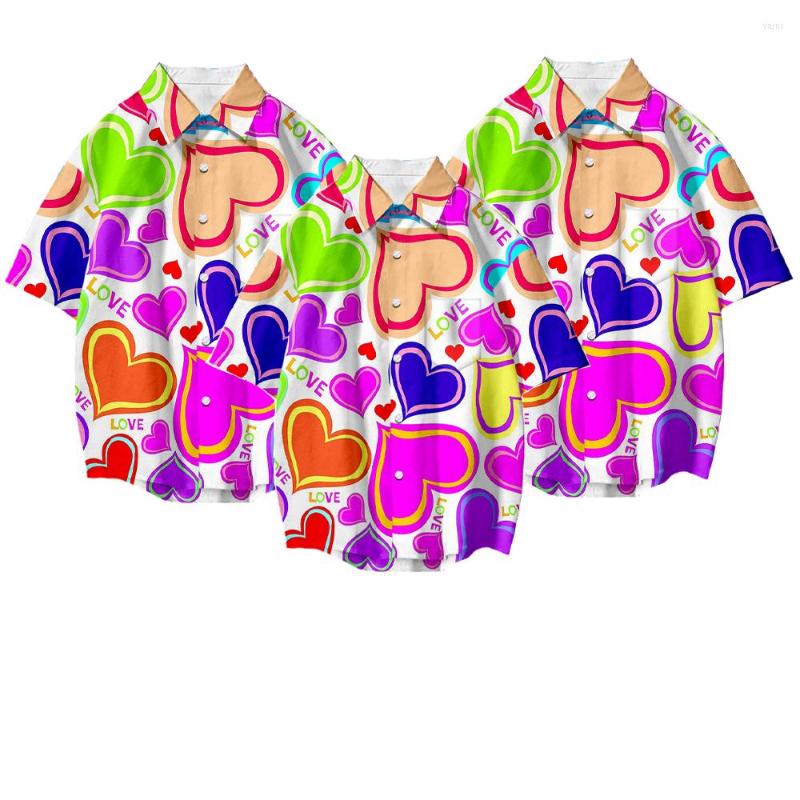 Men's Casual Shirts 2022LIANSHUO Women's Family Men's And Summer Party Cute Heart Print Trend Clothing Sexy T-Shirt, Picture color
Men's Casual Shirts 2022LIANSHUO Women's Family Men's And Summer Party Cute Heart Print Trend Clothing Sexy T-Shirt, Picture color
