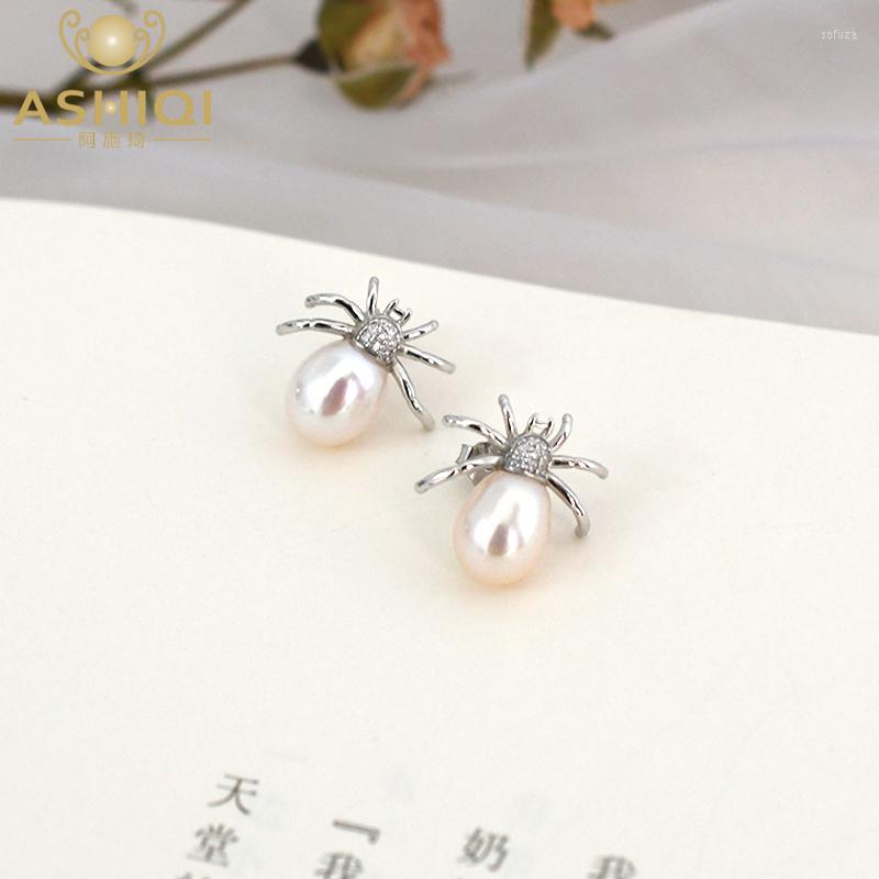 Stud Earrings ASHIQI Real Natural Freshwater Pearl Spider 925 Sterling Silver Fashion Jewelry Gifts For Women
Stud Earrings ASHIQI Real Natural Freshwater Pearl Spider 925 Sterling Silver Fashion Jewelry Gifts For Women