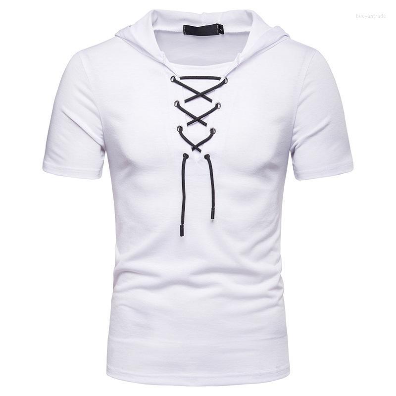 Men' T Shirts Summer Cotton Shirt Men' Casual Shoelace Design Short Sleeves Trends Male Fitness Hip Hop Streetwear Tops Tees T-Shirts, Wine red
Men' T Shirts Summer Cotton Shirt Men' Casual Shoelace Design Short Sleeves Trends Male Fitness Hip Hop Streetwear Tops Tees T-Shirts, Wine red