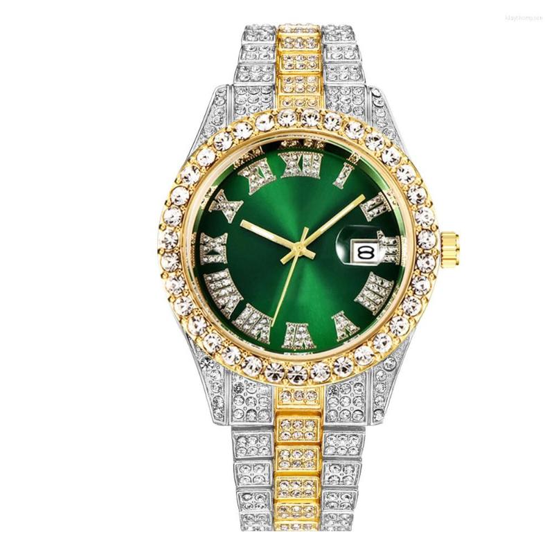 Wristwatches Luxury Waterproof Sports Chronograph Quartz Men's Women Casual Stainless Steel Band Diamonds Rhinestone Watch
Wristwatches Luxury Waterproof Sports Chronograph Quartz Men's Women Casual Stainless Steel Band Diamonds Rhinestone Watch