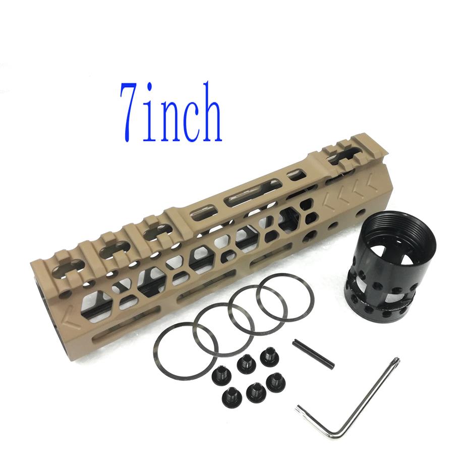 7 Inch M-lok Handguard Rail Picatinny Mount System Edge Chamfering Fits 223 Tan Color307y
7 Inch M-lok Handguard Rail Picatinny Mount System Edge Chamfering Fits 223 Tan Color307y