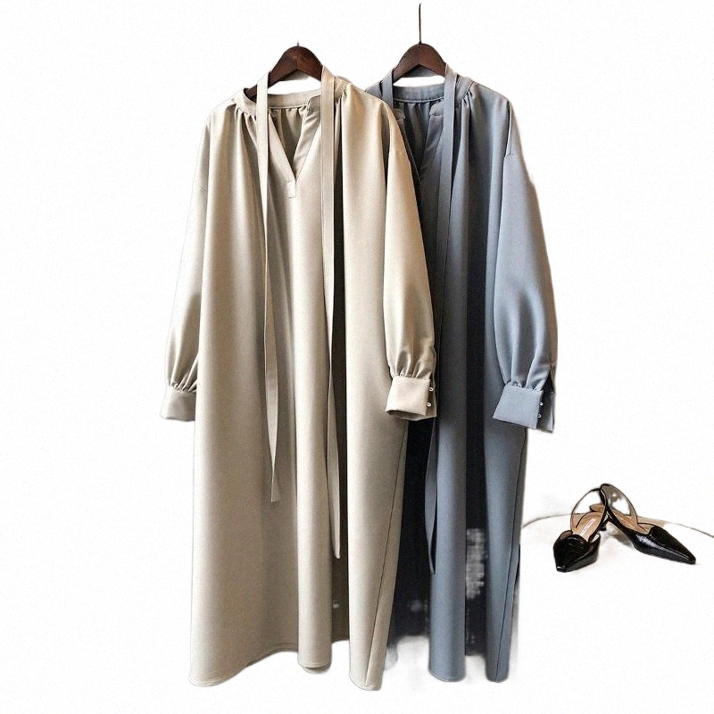 casual Dresses Brand Spring Autumn Long Women Trench Coat Belted Khaki Dress Loose Lady Outerwear Fashion o43N#, Blue
casual Dresses Brand Spring Autumn Long Women Trench Coat Belted Khaki Dress Loose Lady Outerwear Fashion o43N#, Blue