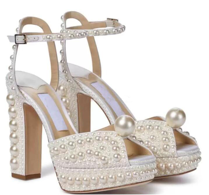 Elegant Bridal Wedding Dress Shoes Women's Sandals Pearl Leather Luxury High Heels Women's Walking with Box EU 35-43
Elegant Bridal Wedding Dress Shoes Women's Sandals Pearl Leather Luxury High Heels Women's Walking with Box EU 35-43