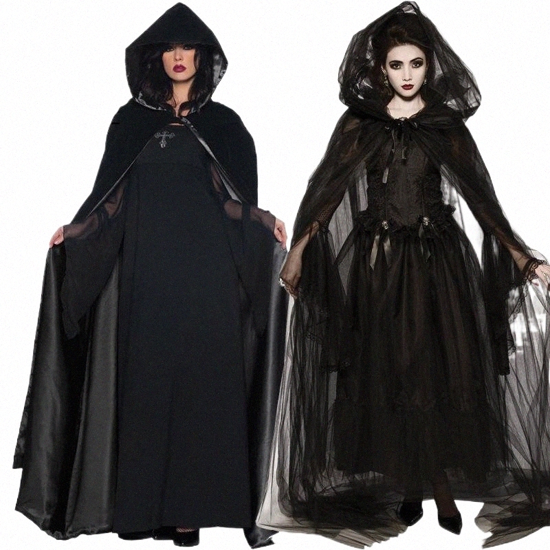 

theme Costume Halloween Women Death Hell Witch Devil Vampire Uniform Black Long Dress Party Cosplay Day Of The Dead Opera VDB1061Theme m0Qk#, Cloak-dress-sleeve