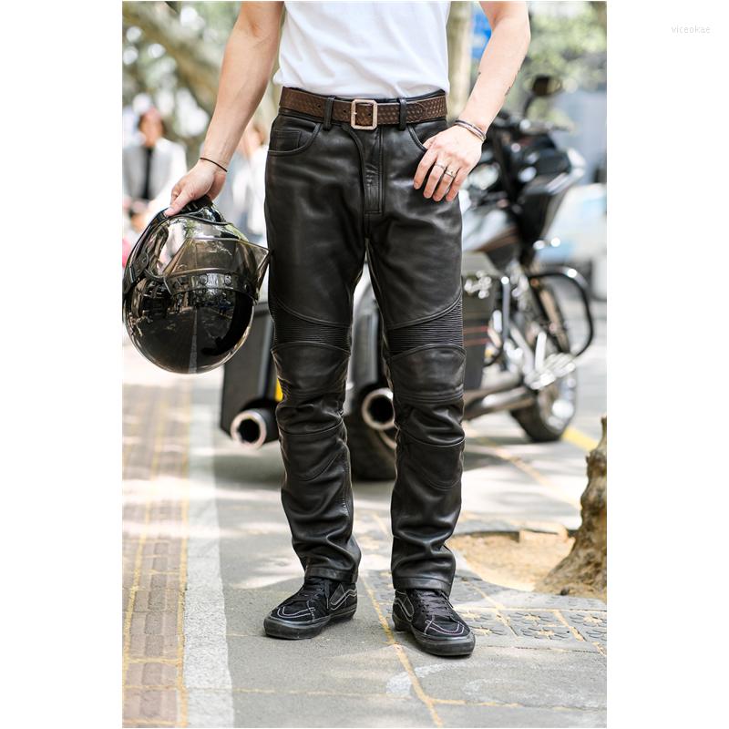 Men' Pants Simons Vintage Men' Vegetable Tanned Leather Biker With Protector High Stretch Windproof Amekaji Cycling Cas, Black
Men' Pants Simons Vintage Men' Vegetable Tanned Leather Biker With Protector High Stretch Windproof Amekaji Cycling Cas, Black