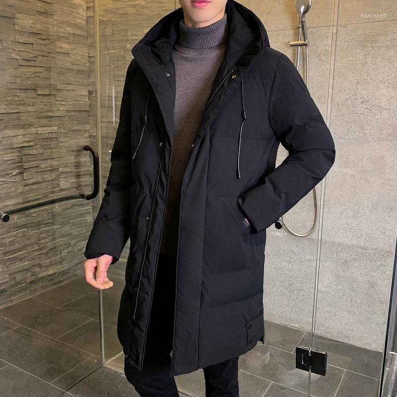 Men's Down Winter Cotton-Padded Overcoat Long Warm Thick Hooded Parkas Jacket Coat Outwear Outfits Classic Windproof Pocket Parka Men, Black
Men's Down Winter Cotton-Padded Overcoat Long Warm Thick Hooded Parkas Jacket Coat Outwear Outfits Classic Windproof Pocket Parka Men, Black