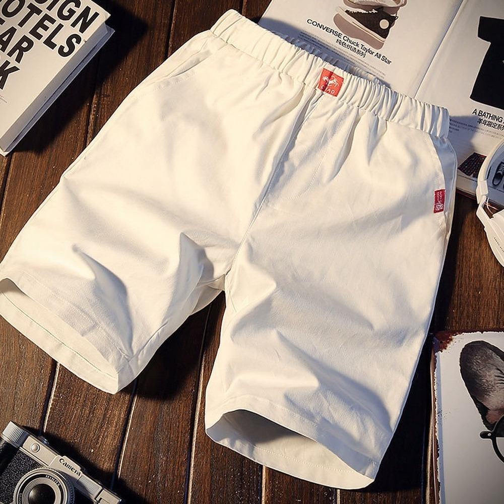 White Shorts Men Casual Summer Shorts Elastic Waist Fashion Bottoms Streetwear Beach New Trend Solid Color, Navy
White Shorts Men Casual Summer Shorts Elastic Waist Fashion Bottoms Streetwear Beach New Trend Solid Color, Navy