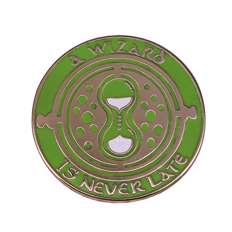 A Wizard Is Never Late Brooch Hourglass Badge Wizarding Mage Gyroscope Compass Spell Jewelry, As picture
A Wizard Is Never Late Brooch Hourglass Badge Wizarding Mage Gyroscope Compass Spell Jewelry, As picture