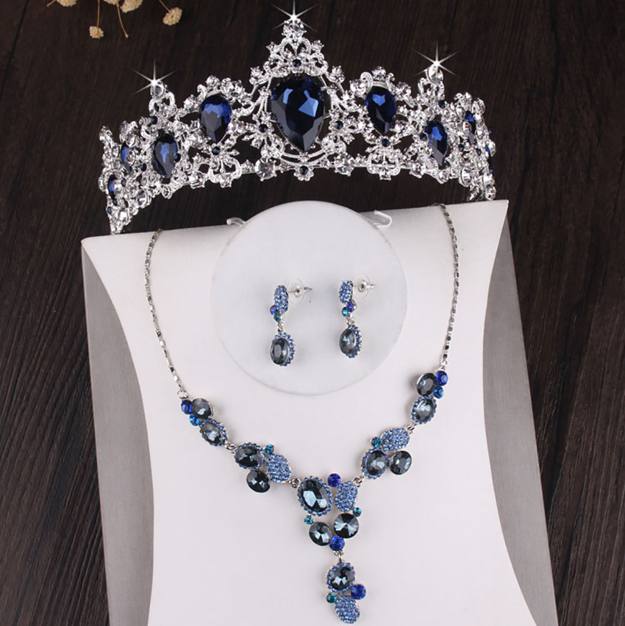 Shinning Blue 3 Pieces Set Wedding Bridal Jewelry Bridal Accessories Party & Events Tiara&Necklace&Earrings J105020
Shinning Blue 3 Pieces Set Wedding Bridal Jewelry Bridal Accessories Party & Events Tiara&Necklace&Earrings J105020