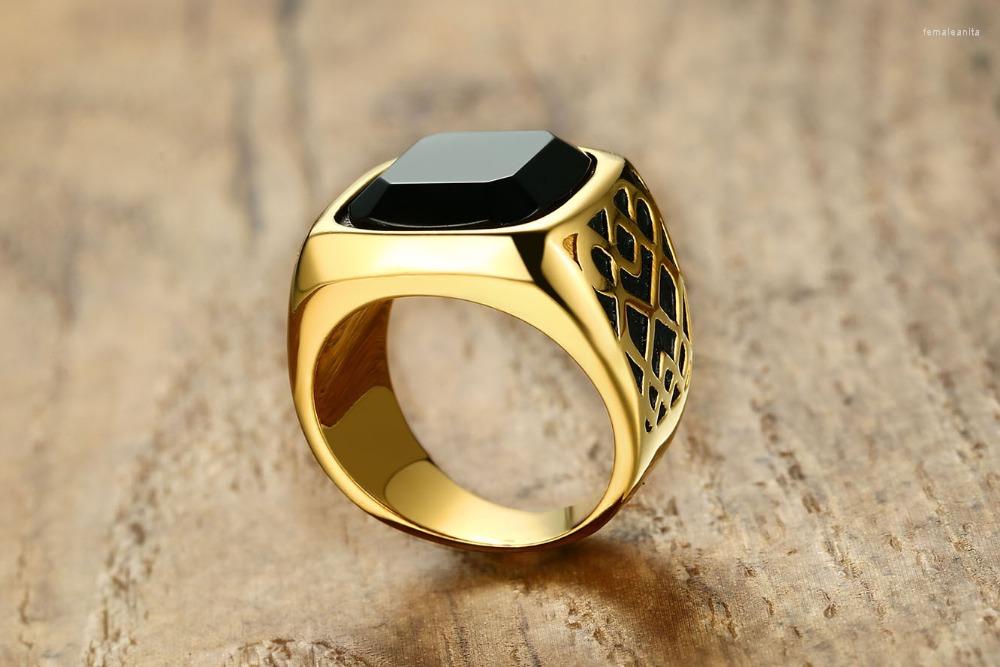 Wedding Rings Fashion Brand Fine Quality Stainless Steel Gold-Color Temperament Mens Ring Engagement Trendy For Men Jewelry
Wedding Rings Fashion Brand Fine Quality Stainless Steel Gold-Color Temperament Mens Ring Engagement Trendy For Men Jewelry