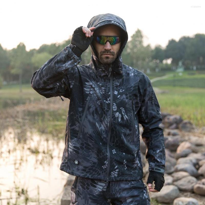 Men's Suits Autumn Winter Men Jacket Windbreaker Camouflage Waterproof Long Sleeve Hooded For Outdoor Sports Male Clothing
Men's Suits Autumn Winter Men Jacket Windbreaker Camouflage Waterproof Long Sleeve Hooded For Outdoor Sports Male Clothing