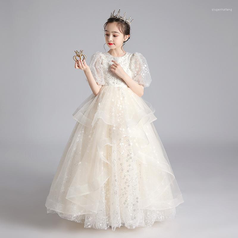 Girl Dresses Sequins Bubble Sleeve Lace Baby Princess Dress High-end Girls Children Pageant Ball Gown Flower Wedding Party, Picture shown
Girl Dresses Sequins Bubble Sleeve Lace Baby Princess Dress High-end Girls Children Pageant Ball Gown Flower Wedding Party, Picture shown