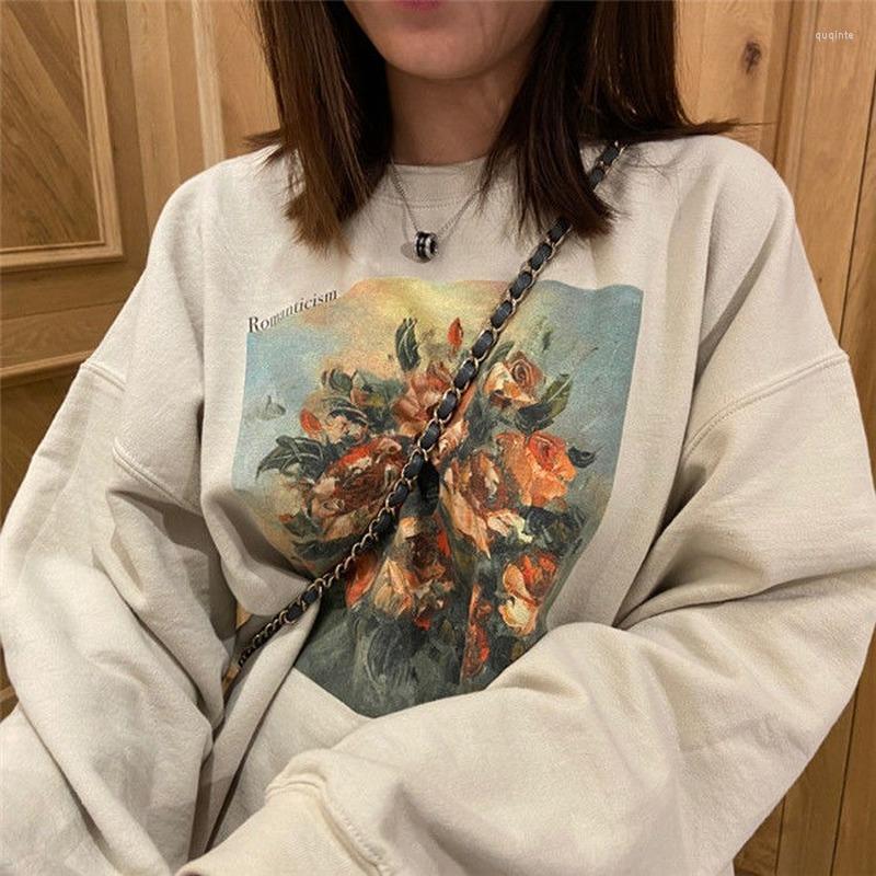 Women's Hoodies Cute Japanese Style Sweatshirt Sunflower Print Women Long Sleeve O Neck Loose Pullovers Streetwear Casual Female Tops, White
Women's Hoodies Cute Japanese Style Sweatshirt Sunflower Print Women Long Sleeve O Neck Loose Pullovers Streetwear Casual Female Tops, White