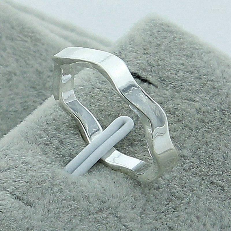 Wedding Rings Silver Plated Water Ripple Ring For Women Engagement Party Fashion Charm Jewelry
Wedding Rings Silver Plated Water Ripple Ring For Women Engagement Party Fashion Charm Jewelry