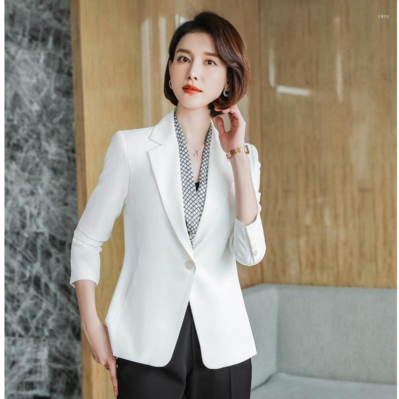 Women' Suits 2022 Formal Women Blazer And Jackets White Elegant Office Ladies Business Clothes OL Styles, Black
Women' Suits 2022 Formal Women Blazer And Jackets White Elegant Office Ladies Business Clothes OL Styles, Black