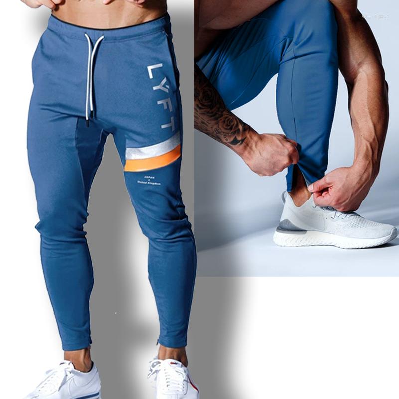 

Men's Pants Men Homme Streetwear Jogger Fitness Bodybuilding Hombre Sweatpants Trousers Casual Color Blocking Sports Hip Hop, Black