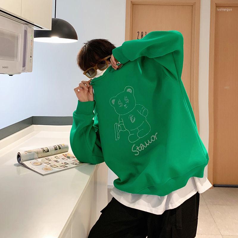 Men's Hoodies Lapel Sweatshirt For Men Oversize Loose Casual Print Bear Pullover All-match Trend Long Sleeve Tops Fashion Clothes Four, Black
Men's Hoodies Lapel Sweatshirt For Men Oversize Loose Casual Print Bear Pullover All-match Trend Long Sleeve Tops Fashion Clothes Four, Black