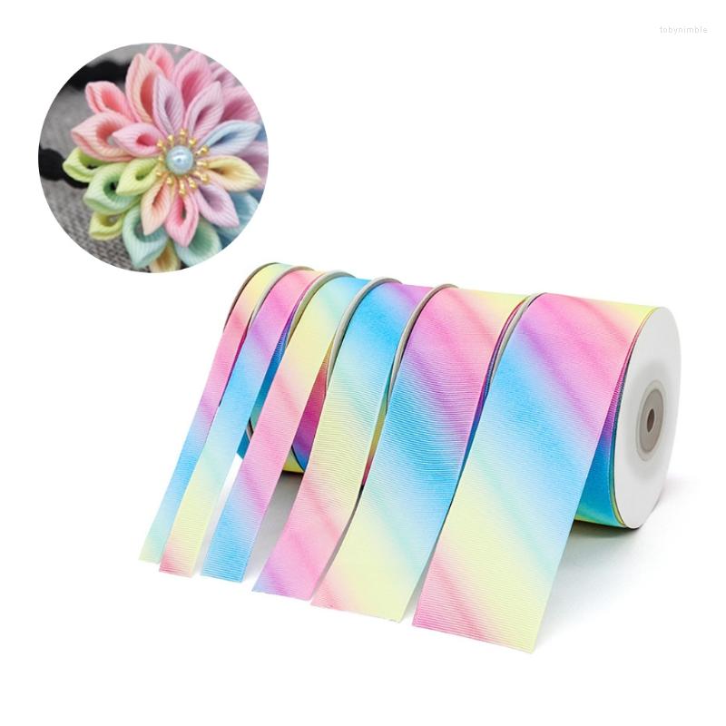 Jewelry Pouches 1 Roll 24 Yards Polyester Silk Light Gradient Rainbow Colorful Grosgrain Ribbon For Hair Bows Headbands DIY Craft Gift
Jewelry Pouches 1 Roll 24 Yards Polyester Silk Light Gradient Rainbow Colorful Grosgrain Ribbon For Hair Bows Headbands DIY Craft Gift