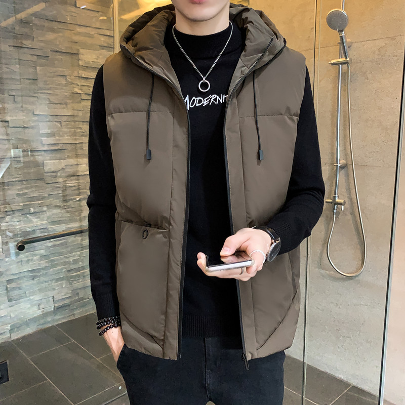 Men's Vests Winter Work Cothes Waistcoat Men's Korean Fashion Brand Fashionable Cotton Vest Large Loose Shoulder Thickened Warm Coat 220930
Men's Vests Winter Work Cothes Waistcoat Men's Korean Fashion Brand Fashionable Cotton Vest Large Loose Shoulder Thickened Warm Coat 220930