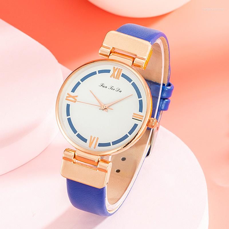 Wristwatches Glossy Belt Wrist Watch Small Fresh And Simple Quartz Ladies Fashion Roman Numeral Watches, As picture show
Wristwatches Glossy Belt Wrist Watch Small Fresh And Simple Quartz Ladies Fashion Roman Numeral Watches, As picture show