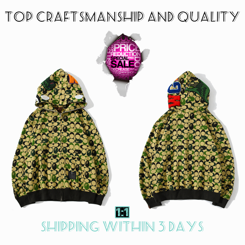 Top Craftsmanship Mens hoodies apes hoodie designer jacket shark pullover tiger full zip color Harajuku sweatshirt Fashion co-branding camouflage hoodys 2-13, No.14
Top Craftsmanship Mens hoodies apes hoodie designer jacket shark pullover tiger full zip color Harajuku sweatshirt Fashion co-branding camouflage hoodys 2-13, No.14