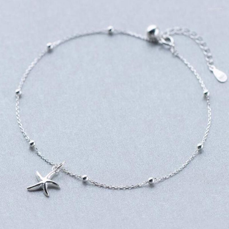 Anklets Bohemia Summer Style Authentic 925 Sterling Silver Fashion Sea Star Charm Anklet For Women S925 Ankle Bracelet Adjustable Length
Anklets Bohemia Summer Style Authentic 925 Sterling Silver Fashion Sea Star Charm Anklet For Women S925 Ankle Bracelet Adjustable Length