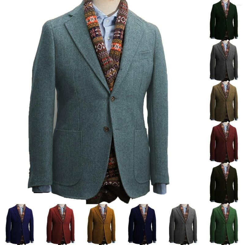 Men's Suits 2022 Autumn Winter Mens Vintage Blazer Herringbone Tweed Wool Blend Jacket Retro Tuxedos Wedding, Dark grey
Men's Suits 2022 Autumn Winter Mens Vintage Blazer Herringbone Tweed Wool Blend Jacket Retro Tuxedos Wedding, Dark grey