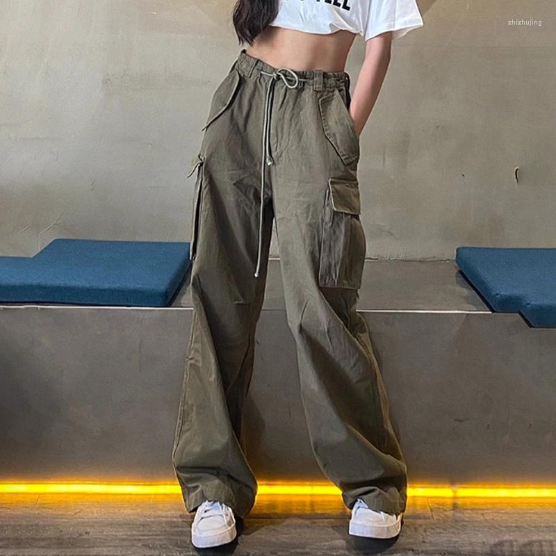 Women' Pants Summer Fashion Women Trousers Hip Hop Retro Multi Pocket Straight Cargo Femme Loose Wide Leg Casual Pantsuits Unisex, Army green
Women' Pants Summer Fashion Women Trousers Hip Hop Retro Multi Pocket Straight Cargo Femme Loose Wide Leg Casual Pantsuits Unisex, Army green