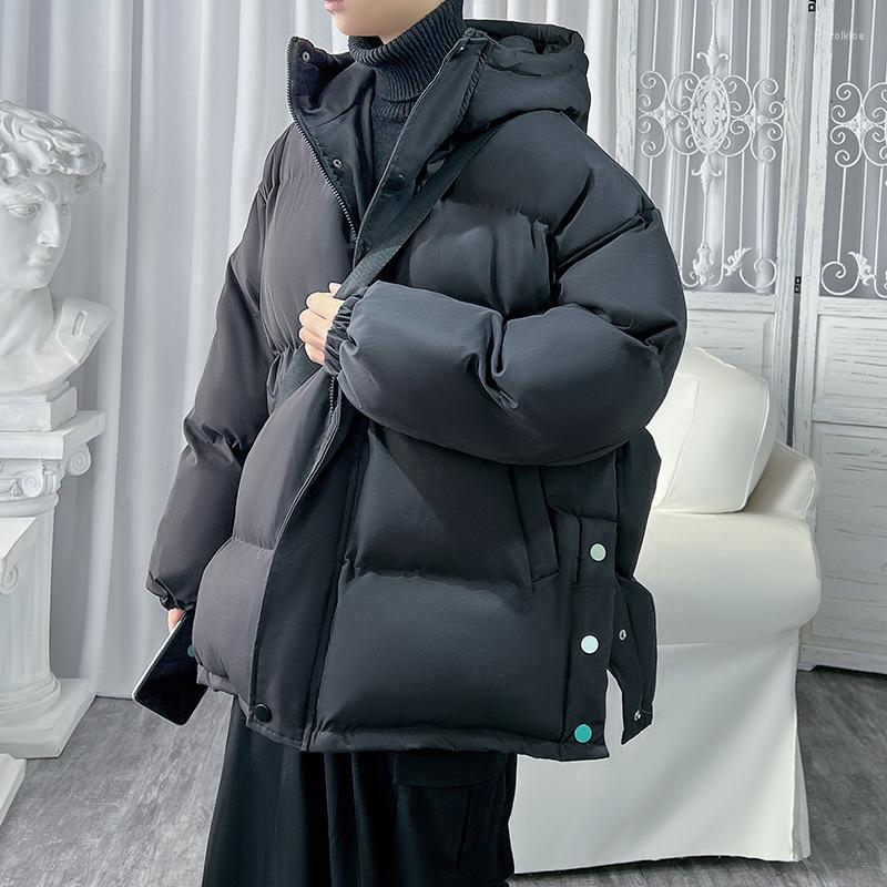 Men's Down Winter Jacket Men Warm Fashion Casual Oversized Thick Hooded Korean Loose Short Coat Mens Parker Outwear Jackets, White
Men's Down Winter Jacket Men Warm Fashion Casual Oversized Thick Hooded Korean Loose Short Coat Mens Parker Outwear Jackets, White