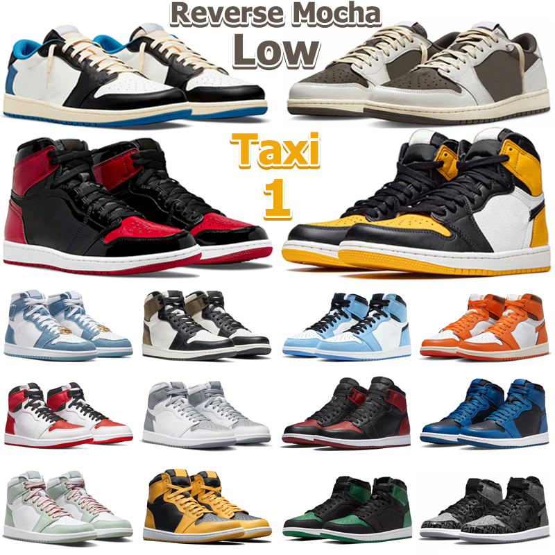 1 Low OG Basketball Shoes Men Women Reverse Mocha 1s Patent Bred Taxi Chicago Stealth University Blue Denim Mens Trainers Outdoor Sports, 24
1 Low OG Basketball Shoes Men Women Reverse Mocha 1s Patent Bred Taxi Chicago Stealth University Blue Denim Mens Trainers Outdoor Sports, 24